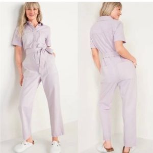Old Navy lilac orchard jumpsuit size large